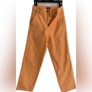 High waist wide leg trousers jeans。